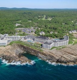 aerial view of The Cliff House