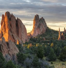 Golden Light in the Garden of the Gods