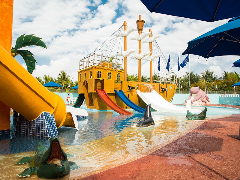 water park at Seadust Cancun Family Resort