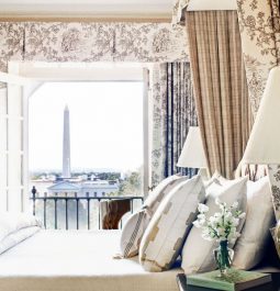 hotel suite with view of washington monument