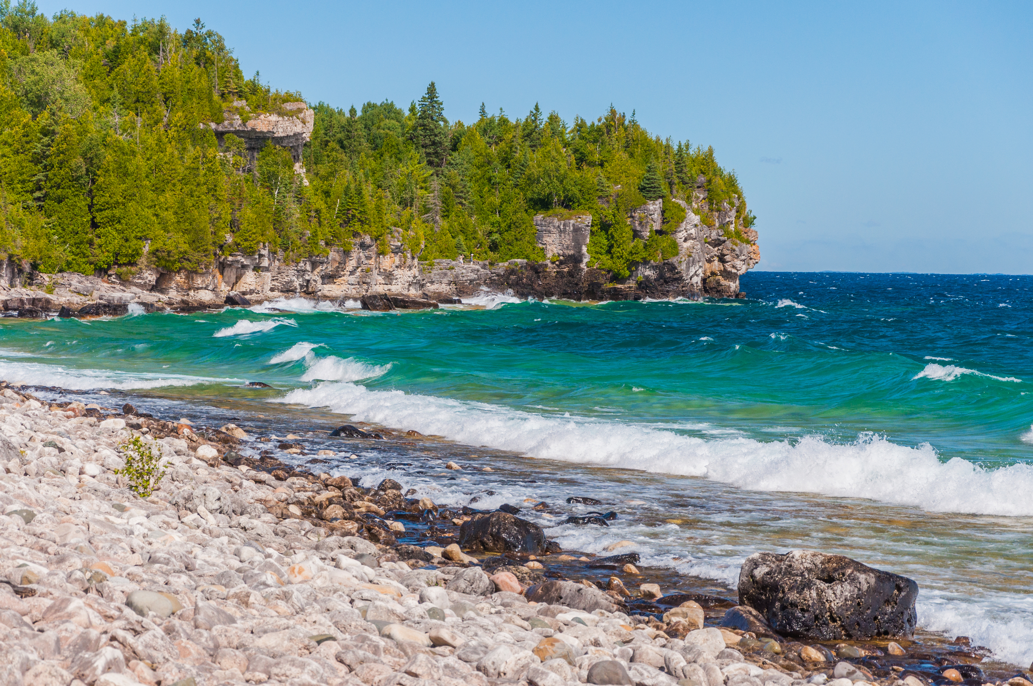 Lake Huron in Bruce Peninsula National Park