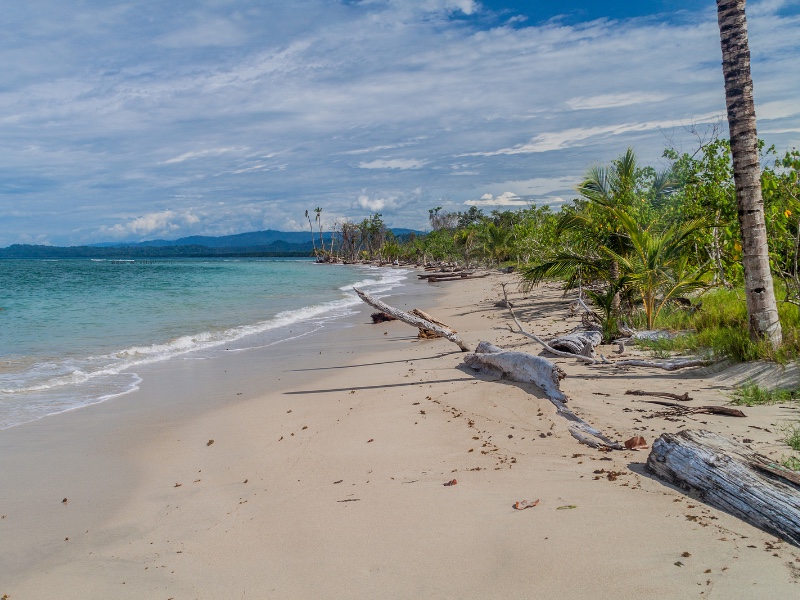 Beach in Cahuita National Park, Costa Rica