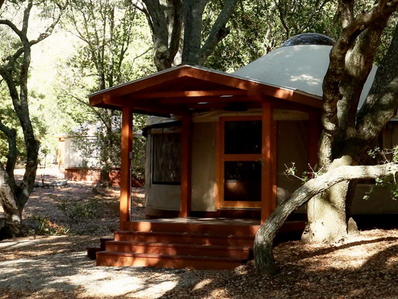 Camping cabin, 'glamping' at Wellspring Ranch