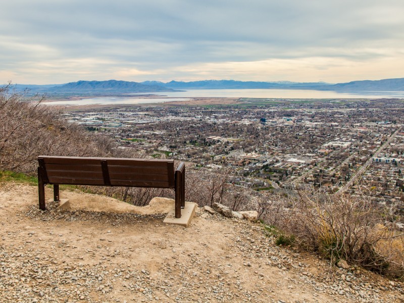 The lonely bench, Provo, Utah