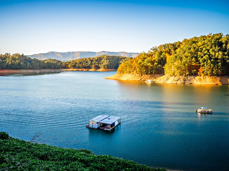 Great Smoky Mountains around Bryson City and Fontana Lake