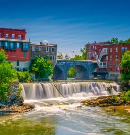 Otter Creek Falls in Middlebury