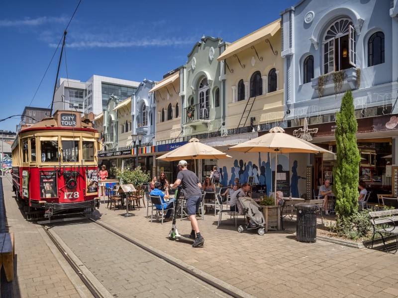 Regent Street in Christchurch, New Zealand