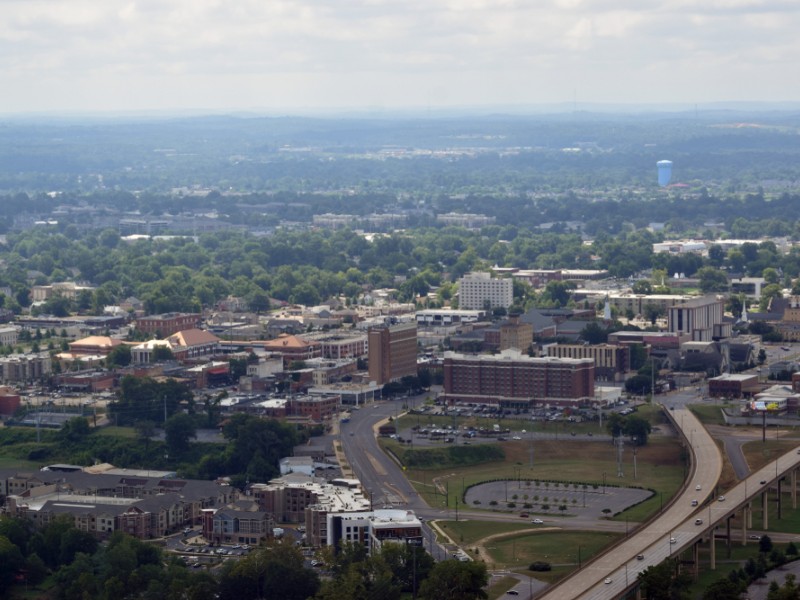 Aerial Tuscaloosa, Alabama