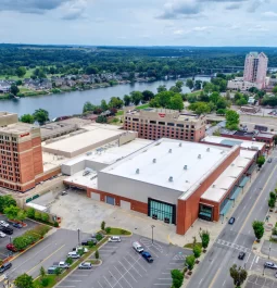 aerial view of Augusta Marriott at the Convention Center