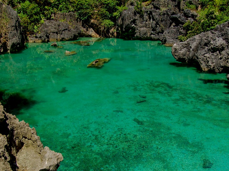 Saltwater Lagoon in Iloilo, Philippines