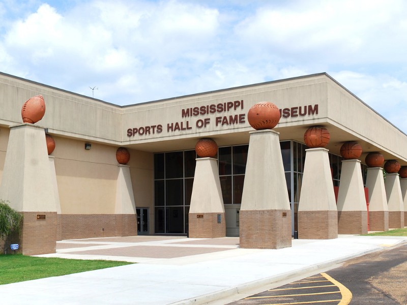 Exterior of Mississippi Sports Hall of Fame Museum