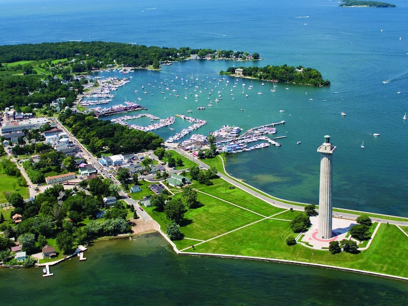 Aerial View of Put-in-Bay