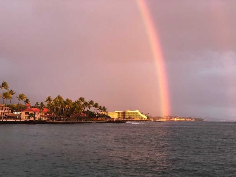 Rainbow over Kailua-Kona