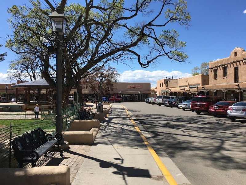 Downtown Taos shops