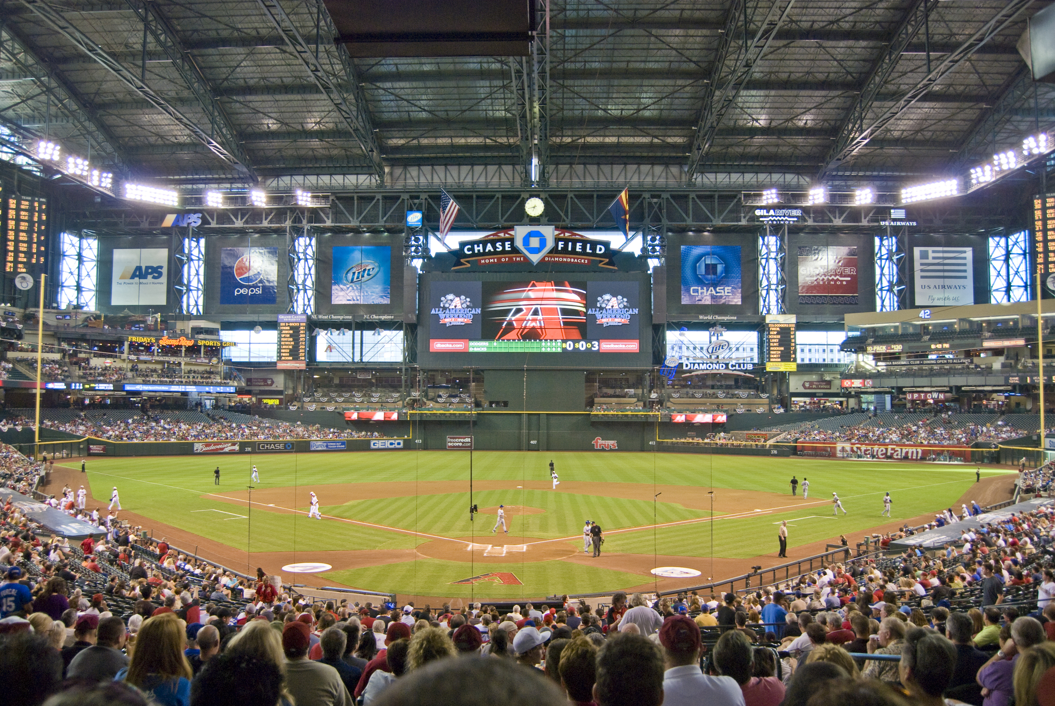 Arizona Diamondbacks game at Chase Field.