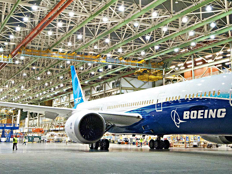 Boeing manufacturing near Seattle