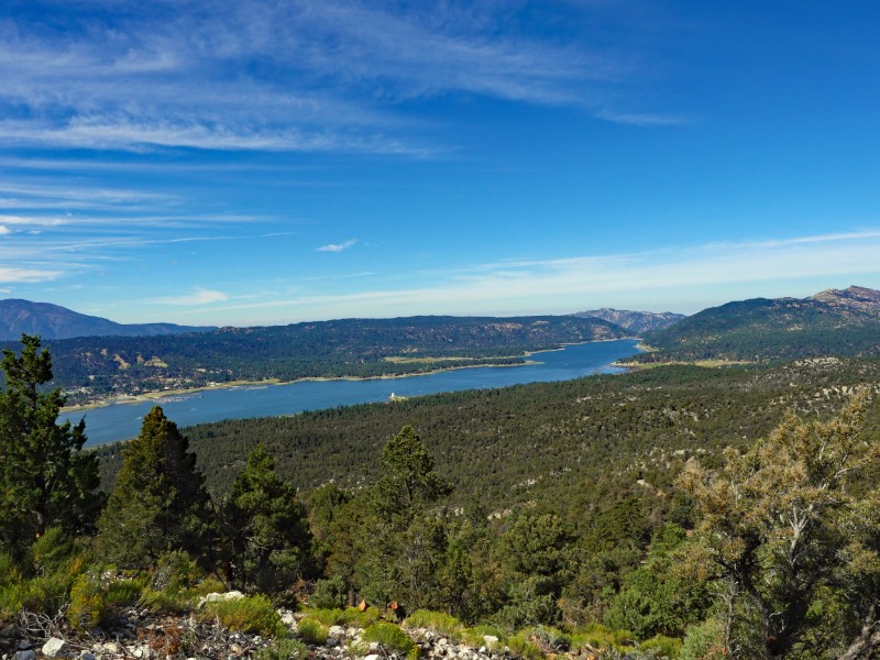 Big Bear Lake from the Cougar Crest Trail,