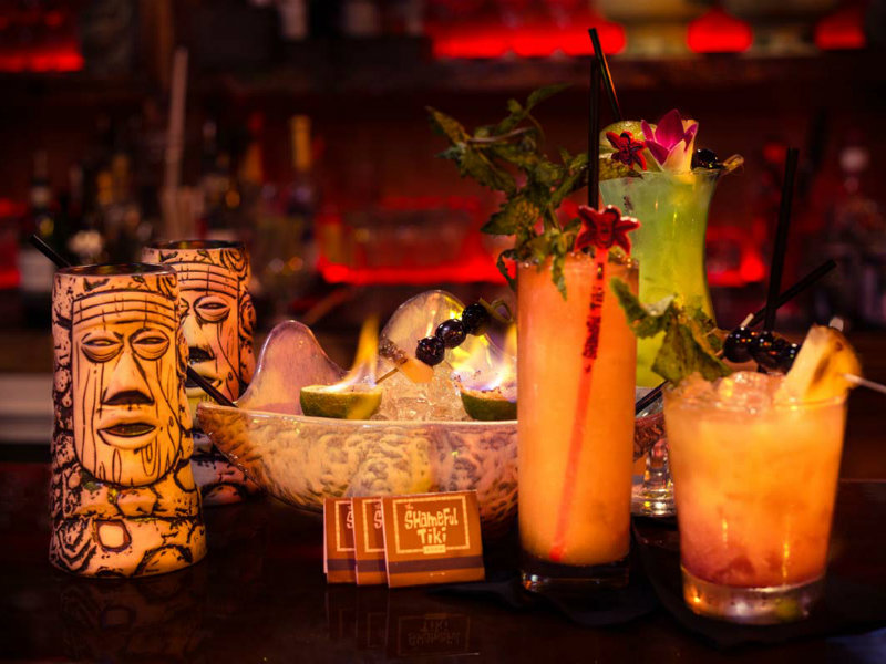 Shameful Tiki cocktails