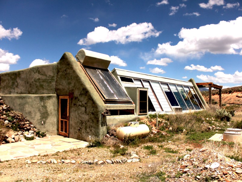 Taos Earthship Home