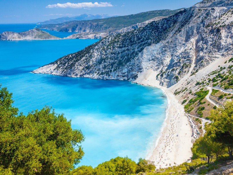 Myrtos Beach, Kefalonia, Greece