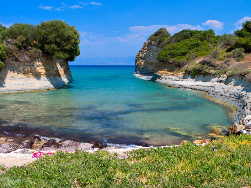 Canal d' amour beach, Corfu, Greece