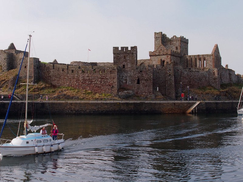 Peel Castle, St Patrick`s Isle, Isle of Man