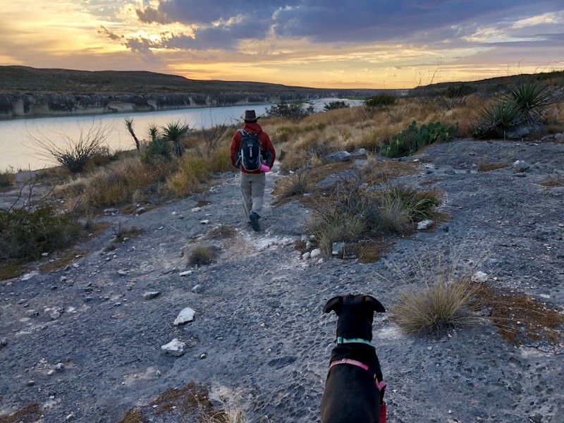 Sunset at the Canyon Rim Trail System