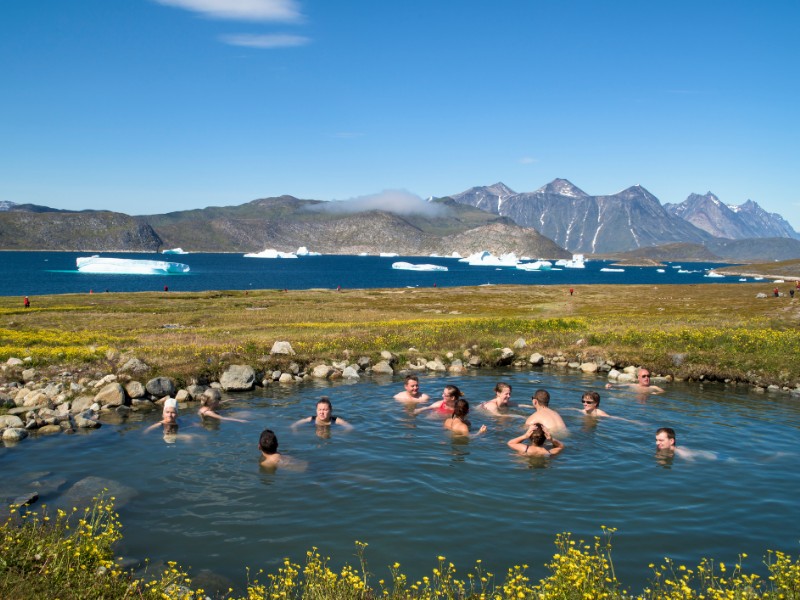 Soak in the Hot Springs of Uunartoq 