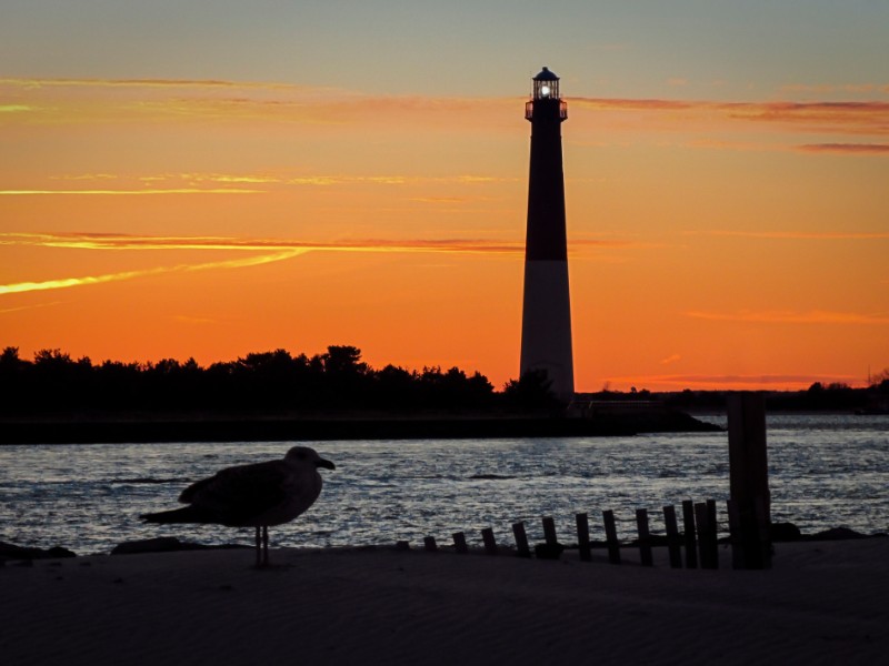 Barnegat Lighthouse on the Jersey Shore