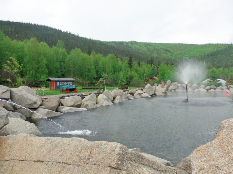 Chena Hot Springs Pool, Fairbanks, Alaska