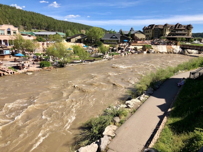 View on a walk through Pagosa Springs