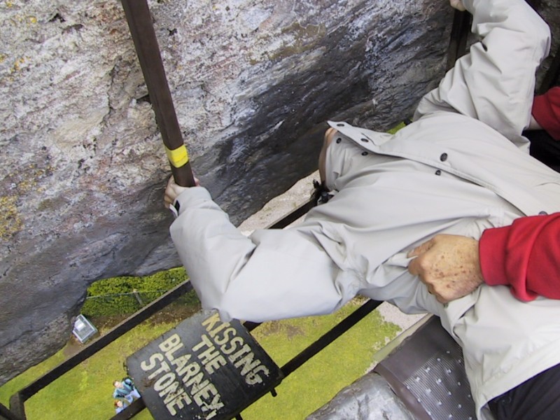 Kissing the Blarney Stone, Blarney, Ireland