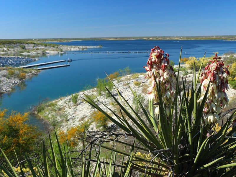 Amistad National Recreation Area provides water-based recreation.