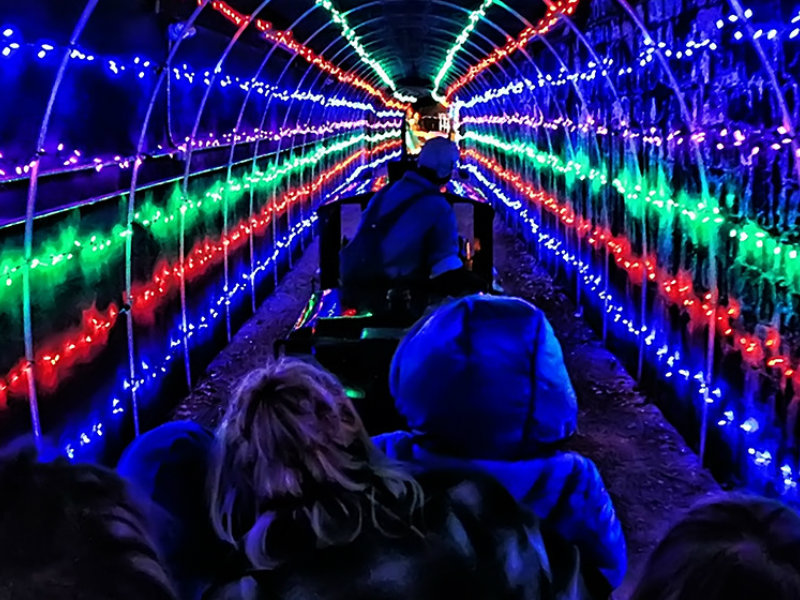 McCormick Stillman Railroad Park lights