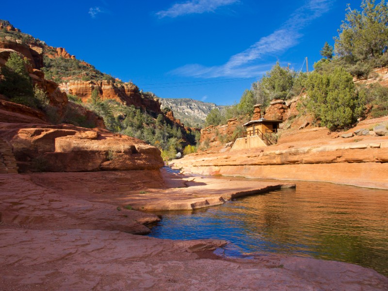 View at Slide Rock State Park 