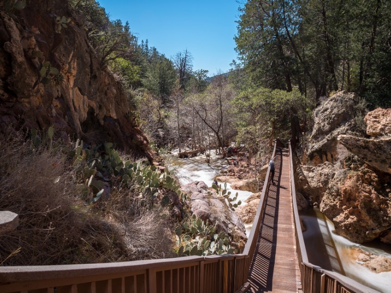 Bridge at Tonto Natural Bridge State Park