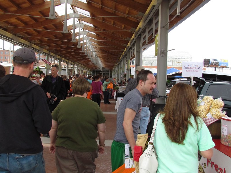 Browsing at the Downtown Market