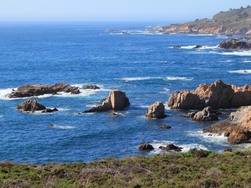 Coast landscape in Garrapata State Park