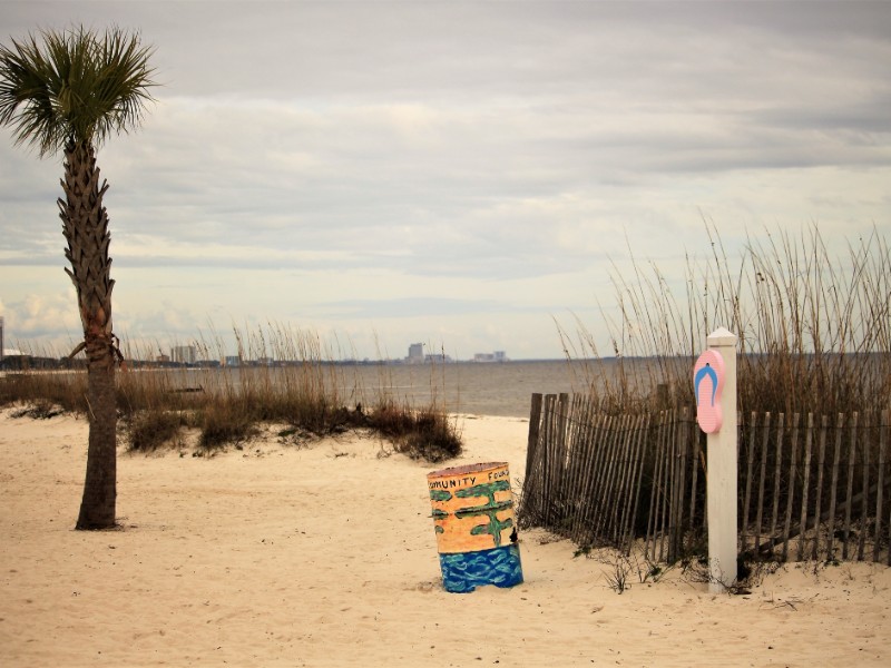 Beach in Gulfport, Mississippi