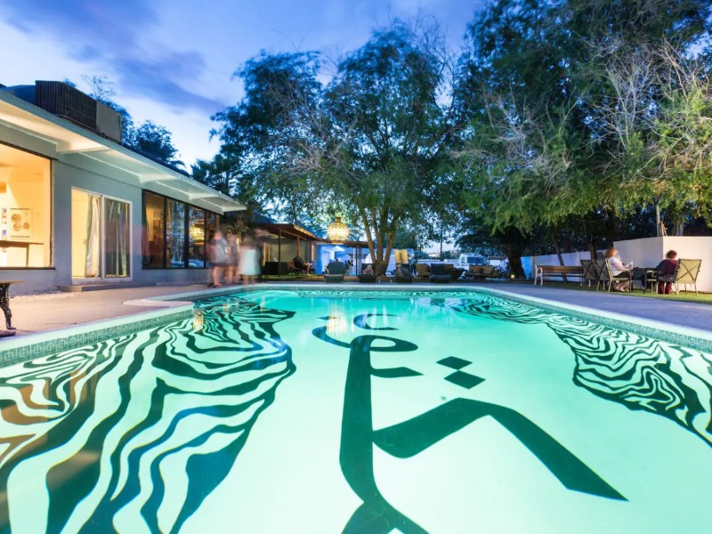 Swimming pool at the Creative Oasis