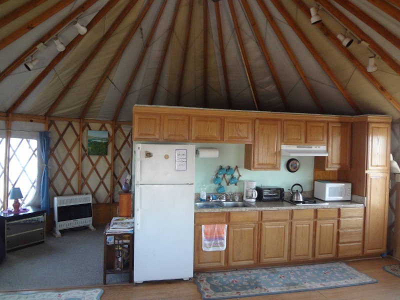 Inside the Enchanted Yurt