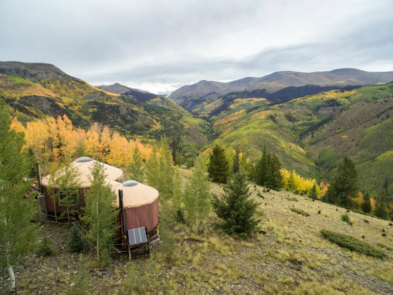 Stunning yurt property near Creede, Colorado