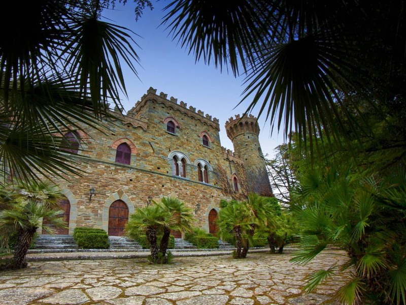 Borgia Castle in Tuscany, Italy