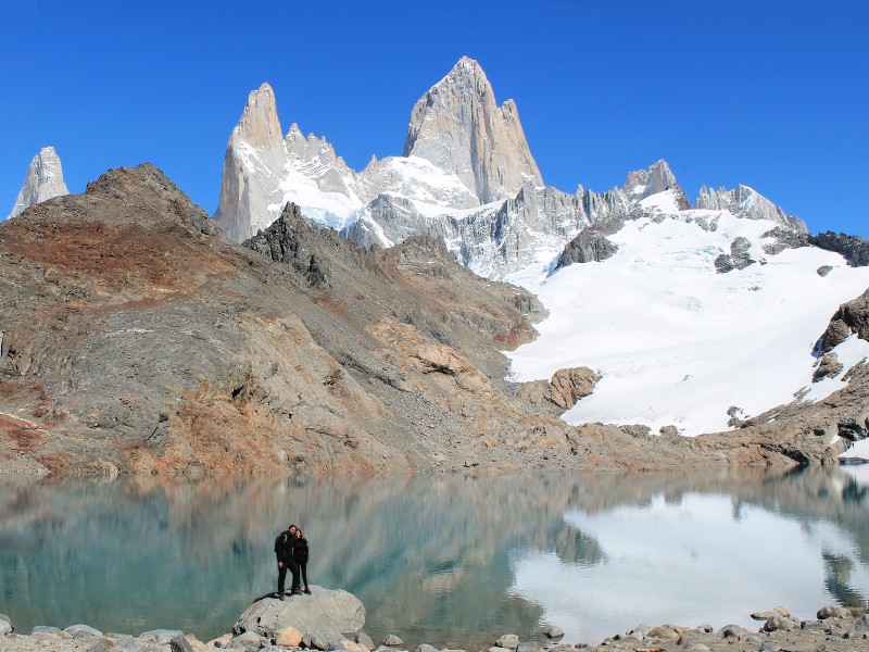 Laguna de los Tres Lake & Mount Fitzroy, Santa Cruz Argentina, Patagonia