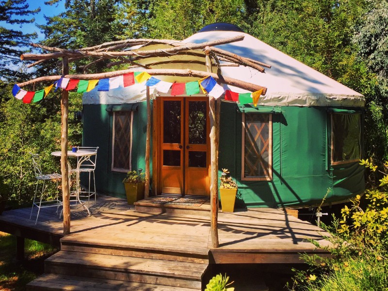 Mountain Top Yurt in the Redwoods