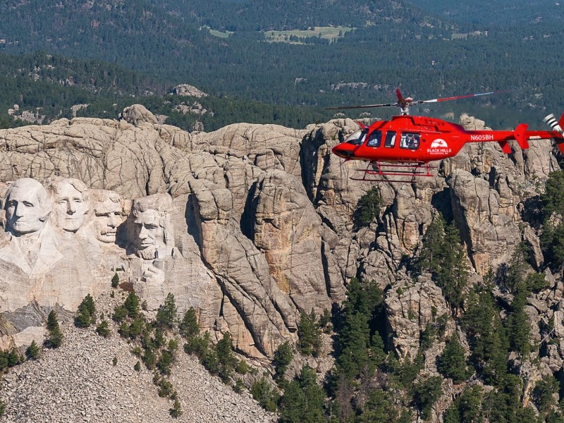 Helicopter Tour in the Black Hills of South Dakota