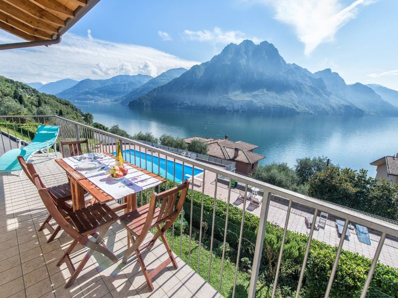 Amazing view from Lussuoso, Riva del Garda, Italy Airbnb