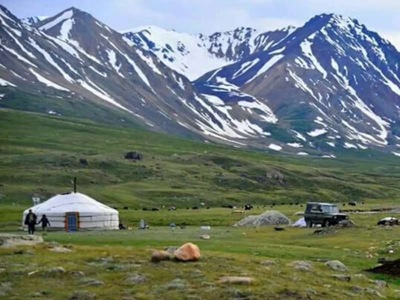 Yurt in the Wilds of Mongolia