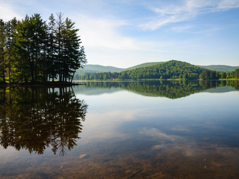 Allegany State Park lake Reflection
