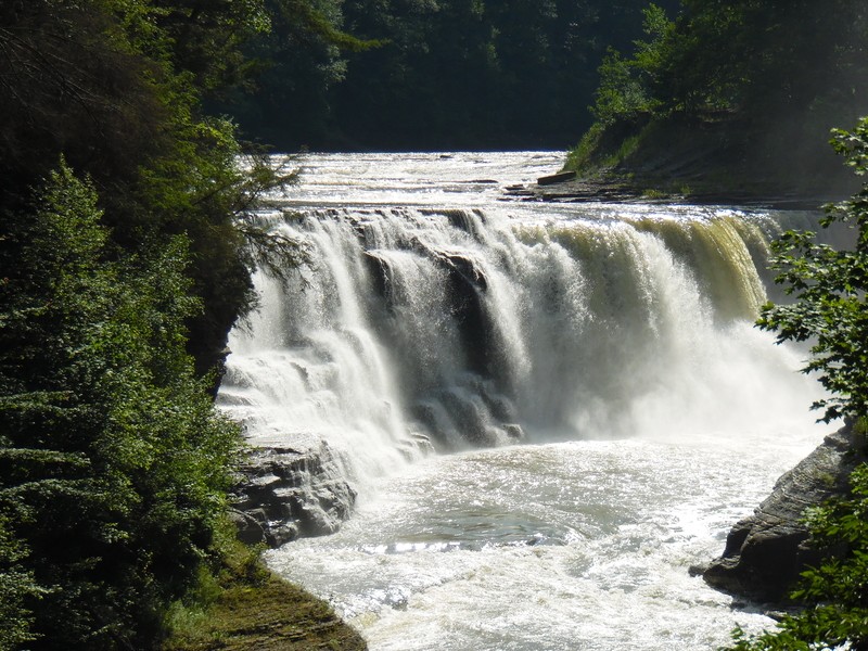 Middle Waterfall at Letchworth State Park
